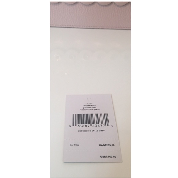🚫SOLD NWT KATE SPADE Mallo Blush Pink Clutch Bag - Picture 7 of 8